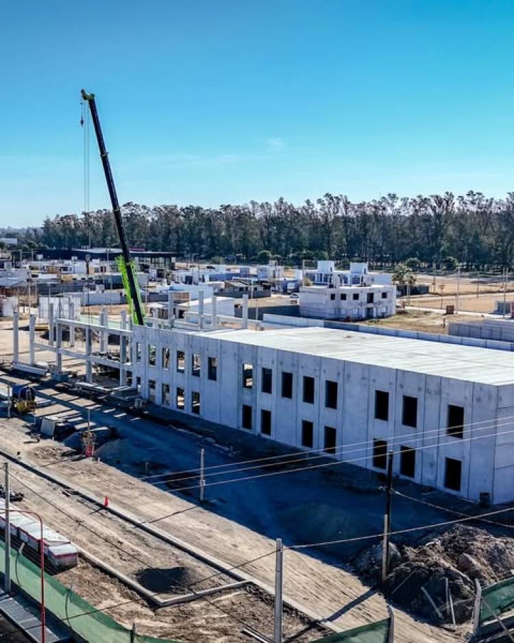 Arroyito: Avanza la construcción de la sede de la Universidad Provincial