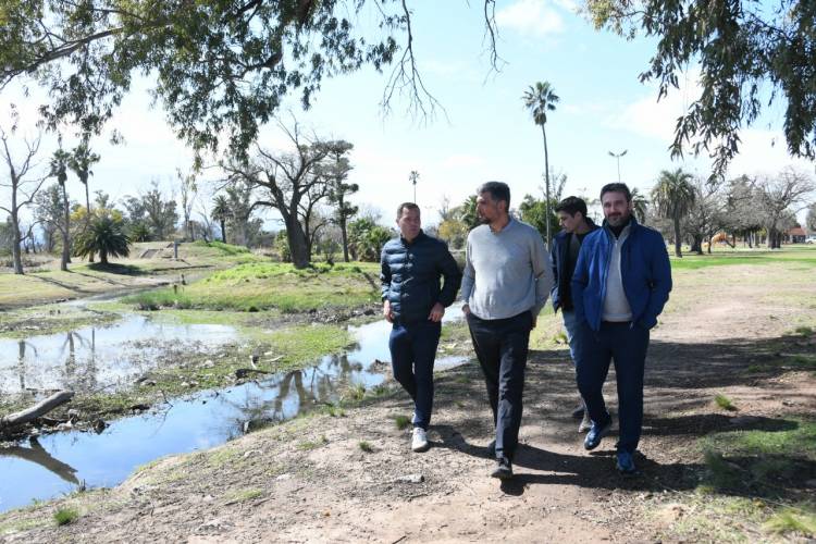 Comenzaron tareas de relevamiento para la obra de refuncionalización del Parque Cincuentenario