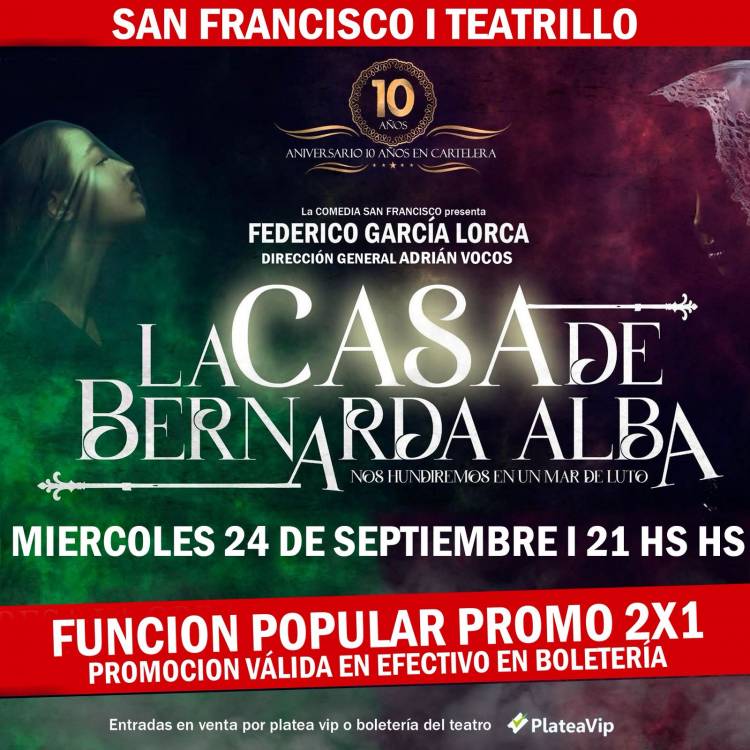Fin de septiembre con promos especiales en el Teatrillo