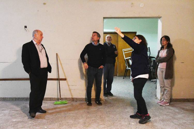 Bernarte recorrió el Cottolengo Don Orione y se comprometió a trabajar en conjunto para recuperar las instalaciones