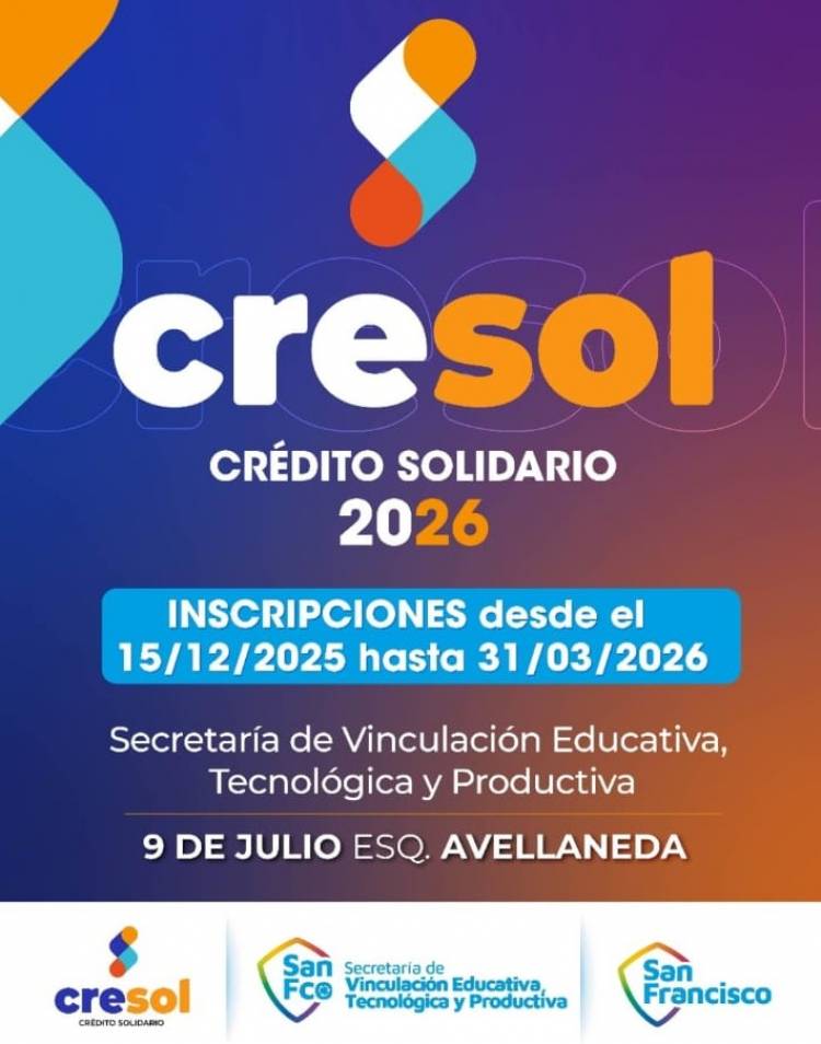 CRESOL 2026: continúan las inscripciones para acceder al beneficio