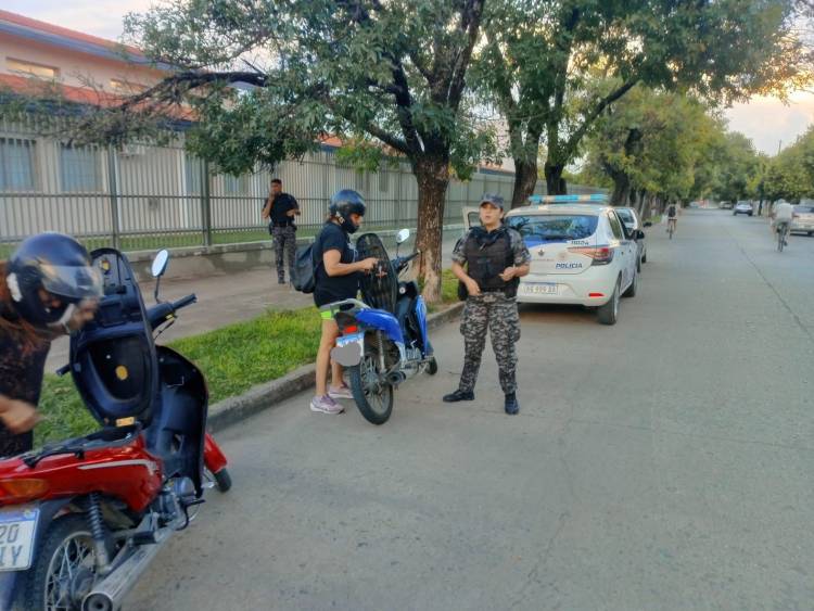 Se incautaron 14 motovehículos en un nuevo control vehicular