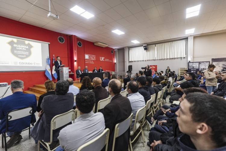 Córdoba lanzó la sede Capital del Diplomado en Seguridad y Convivencia para Guardias Locales