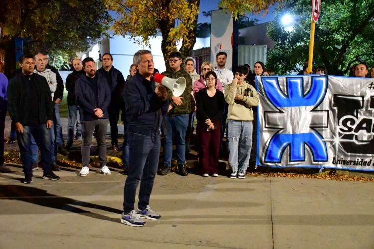 Bernarte reclamó al gobierno nacional “que se cumpla con la ley de financiamiento universitario”