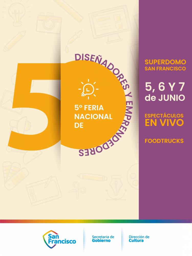 Se viene la 5ta Feria Nacional de Diseñadores y Emprendedores