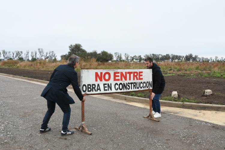 Bernarte habilitó la ampliación de calle España