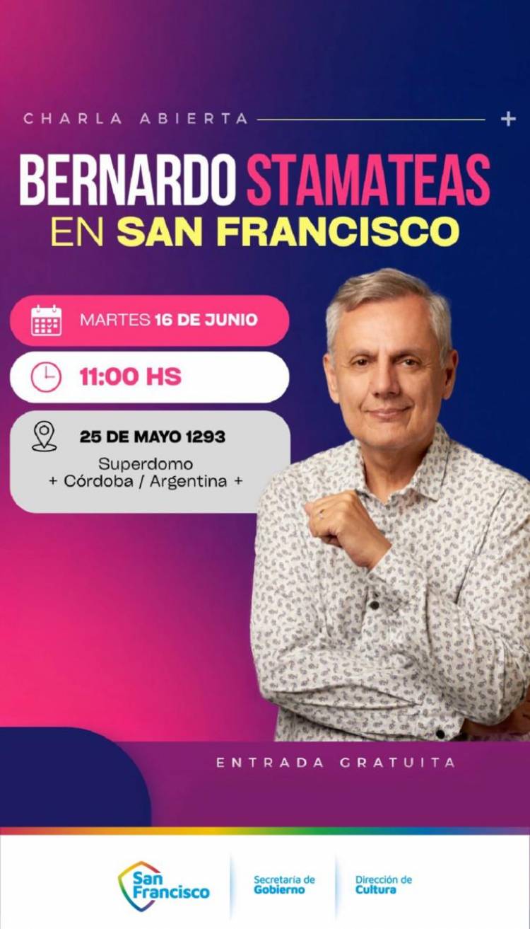 Bernardo Stamateas llega a San Francisco para brindar una charla sobre crecimiento personal y emocional