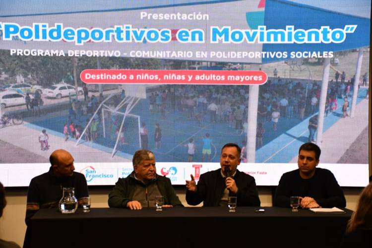 Se presentó el Programa “Polideportivos en Movimiento”