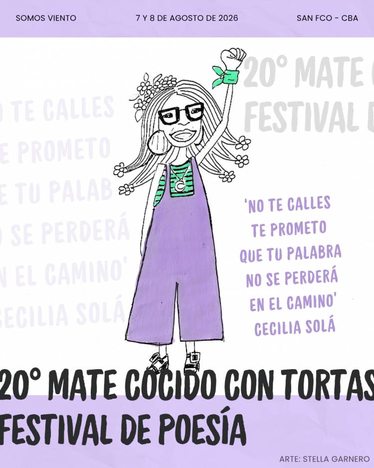 20° Mate Cocido con Tortas: Festival de Poesía &Encuentro de escritores 