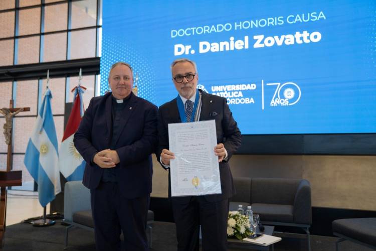 Doctorado honoris causa al Dr. Daniel Zovatto