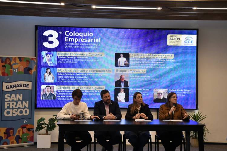 Economía, inteligencia artificial y contexto global serán los ejes del tercer Coloquio Empresarial