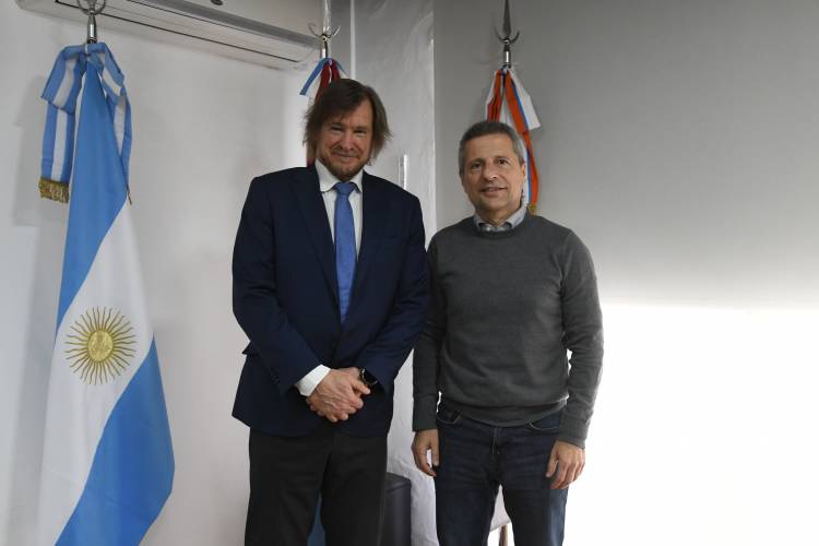 Bernarte se reunió con el nuevo juez federal subrogante Miguel Vaca Narvaja