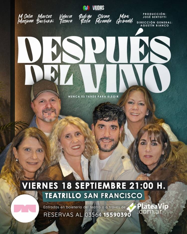 El Teatrillo presenta “Después del vino” y celebra las 40 funciones de “Filomena Marturano” con 2x1